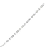 0.46ct 14k White Gold Diamond Pave Bracelet